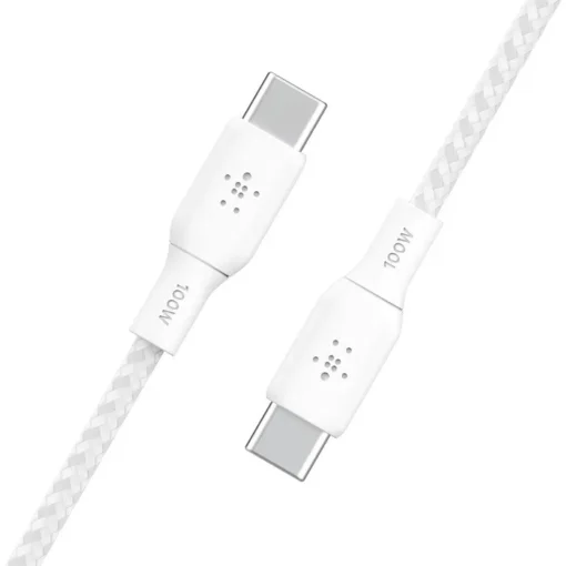 Belkin Cable USB-C to USB-C 100W 2m white - Image 4