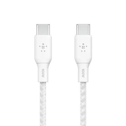Belkin кабел USB-C to USB-C 100W 3m бял