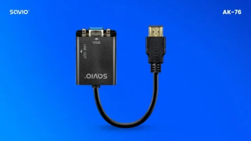 Savio HDMI-VGA adapter AK-76 with audio - Image 3