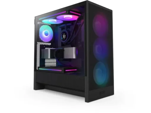 NZXT кутия за компютър NZXT H5 FLOW RGB MIDI TOWER WINDOW