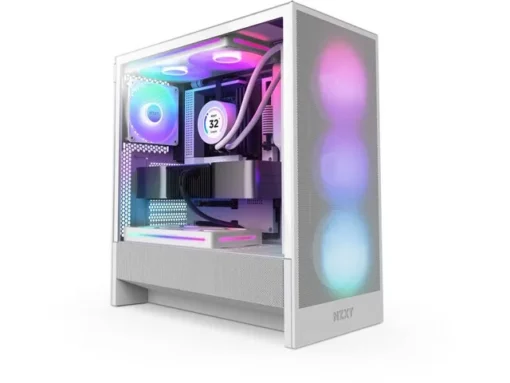 NZXT кутия за компютър NZXT H5 FLOW RGB MIDI TOWER WINDOW