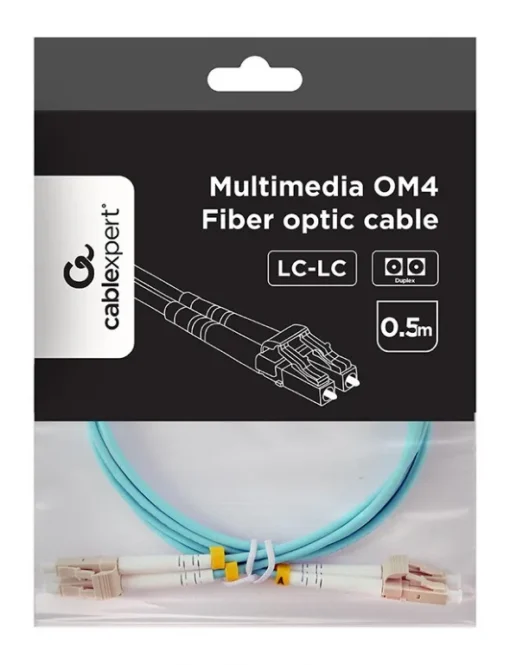 Gembird Multimode cable duplex OM4 50/125,LC/LC,0.5m - Image 4