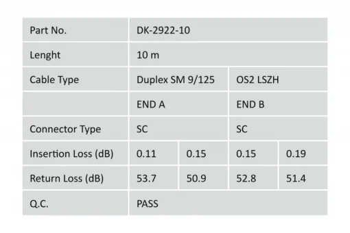 Digitus Patch cord FO DK-2922-10 - Image 5