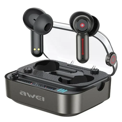 AWEI Bluetooth earphones 5.3 TWS T58 ANC black - Image 3