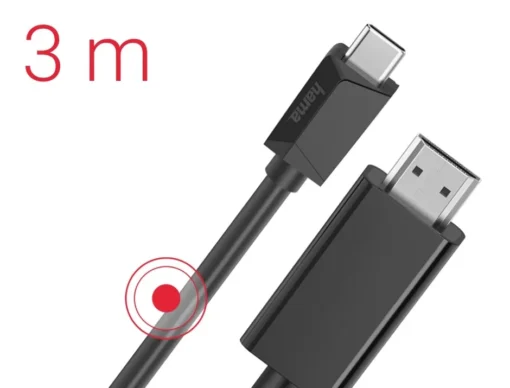 Hama Adapter USB-C HDMI 3m - Image 2