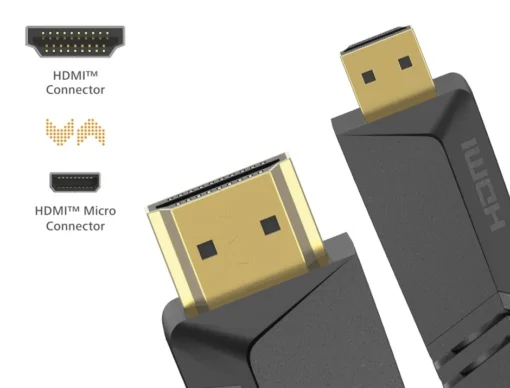 Hama HDMI cable microHDMI 1,5m - Image 3