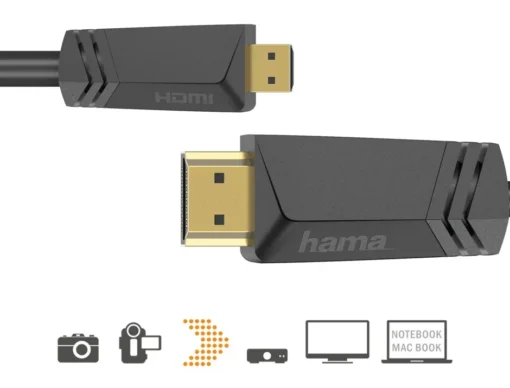 Hama HDMI cable microHDMI 1,5m - Image 4