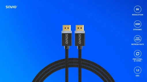 Savio Cable CL-166 DisplayPort (M) v1.2, 2m - Image 5