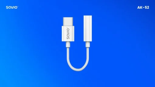 Savio Adapter AK-52 USB-C - Mini Jack 3,5 mm, Samsung - Image 4