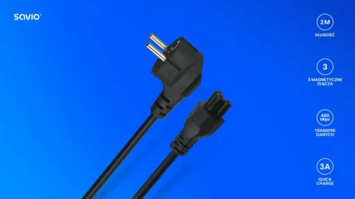 Savio Power Cable Clover CL-158 - Image 5