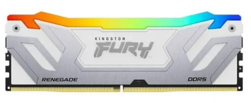 Kingston памет DDR5 Fury Renegade RGB White 24GB(1*24GB)/8400 CL40