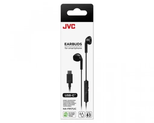 JVC Earphones HA-FR17UC black - Image 2