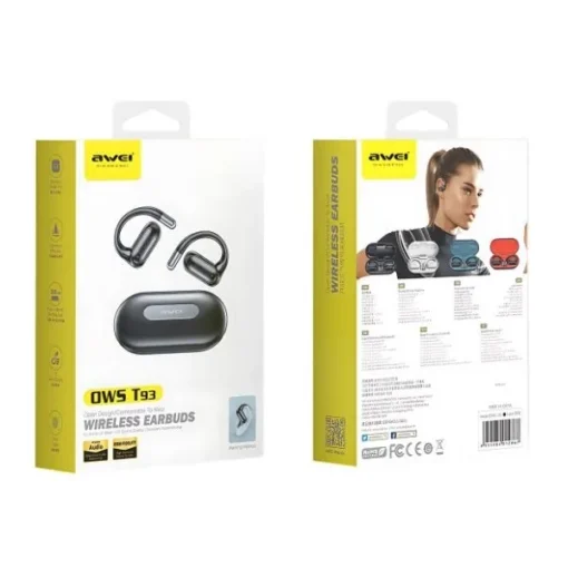 AWEI Bluetooth earbuds 5.4 T93 OWS black - Image 2