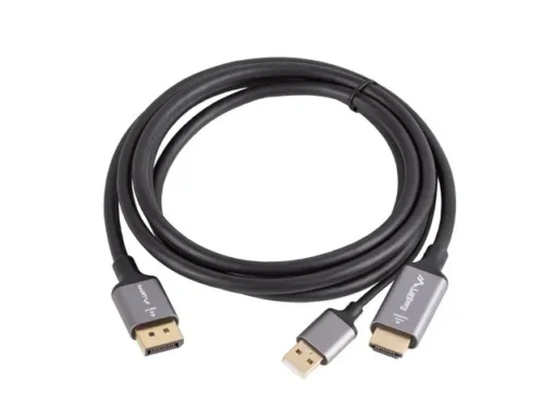 Lanberg HDMI(M)-Displaypor(M) cable 1.8M 4K black - Image 3