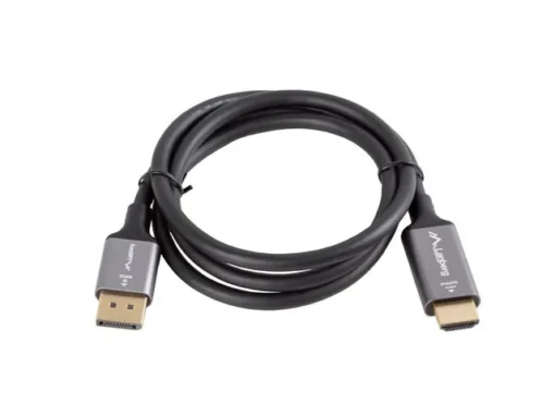 Lanberg Displayport(M)-HDMI(M) cable 1M 4K black and silver - Image 2