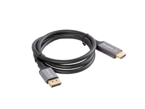 Lanberg Displayport(M)-HDMI(M) cable 1M 4K black and silver - Image 3