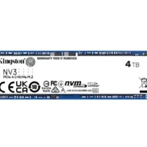 Kingston SSD диск NV3 4TB M.2 2280 PCI-e 4.0 NVMe 6000/5000