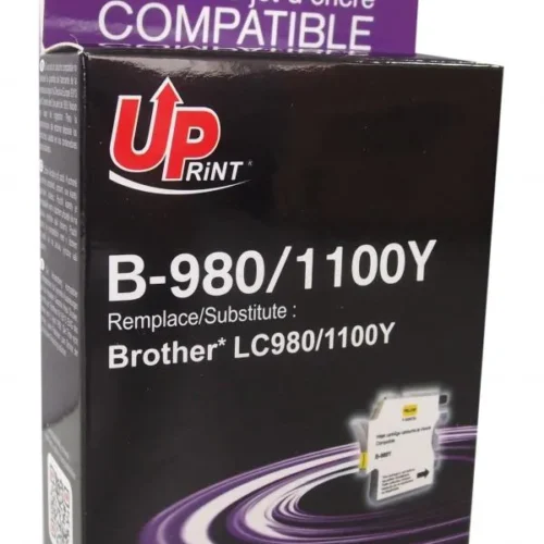 Мастилница UPRINT LC980/1100 BROTHER, Yellow