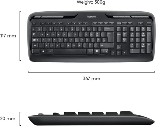 Kомплект клавиатура с мишка Logitech MK330 - Image 3