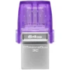 USB памет Kingston 64GB DataTraveler microDuo 3C 200MB/s dual USB-A + USB-C EAN: 740617328219