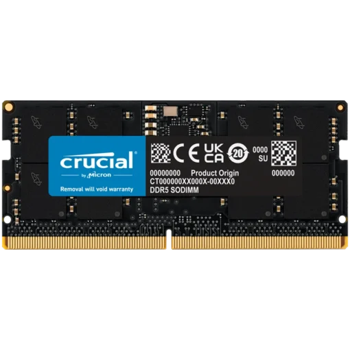 Памет за лаптоп Crucial 16GB DDR5-5600 SODIMM CL46 (16Gbit)