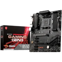 Дънна платка MSI Main Board Desktop B550 GAMING GEN3 (AMD B550 Chipset) AM4 2xPCI-Ex16 1xPCI-Ex1 4 x USB3.2 2 x USB2.0 6