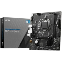 Дънна платка MSI PRO H510M-B DDR4 mATX Chipset H470 (supports only 10th Intel processors) Socket 1200 Dual Channel DDR4