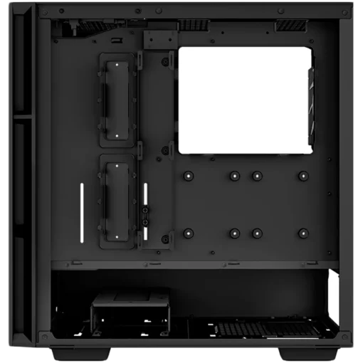 Кутия за компютър DeepCool CH560 Digital, Mid Tower, Mini-ITX/Micro-ATX/ATX/E-ATX, 1xUSB3.0, 1xType-C, 1xAudio, 3x140mm + 1x120mm Pre-Installed ARGB Fans, Tempered Glass, Mesh Panels, Dual-Status Digital Display, GPU Support Arm, Black, R-CH560-BKAPE - Image 5