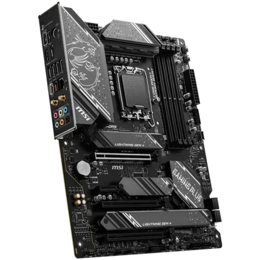 Дънна платка MSI Z790 GAMING PLUS WIFI , LGA 1700, 4xDDR5, Dual Channel DDR5 up to 7200+(OC)MHz, 3x PCIe x16 slot, 4x M.2 slots, 1x USB 3.2 Gen 2x2 (Type-C), 3x USB 3.2, 4x USB 2.0, 1x HDMI, 1x DP, 4x EZ Debug LED, 2.5G LAN, 7.1 Audio, ATX, 3Y - Image 2