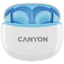 Bluetooth слушалки CANYON headset TWS-5 Blue