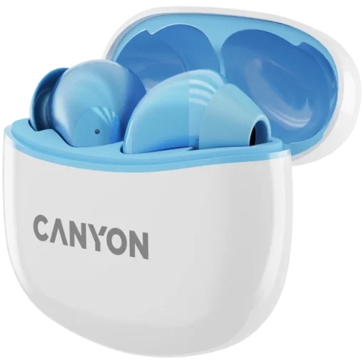 Bluetooth слушалки CANYON headset TWS-5 Blue - Image 2