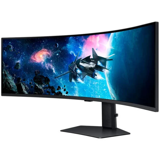 Монитор Monitor LED Samsung LS49CG950EUXEN Odyssey G95C, 49" DQHD Curved 1000R 32:9 (5120x1440) VA 240Hz, 450 cd/㎡, 2500:1, HDR1000, 1ms (GTG), 178/178, FS Premium Pro, 1xDP 2xHDMI, 2xUSB 3.0 , 3.5 Jack, Tilt/Swivel/HeightAdj (120mm), VESA 100x100, 2 - Image 2