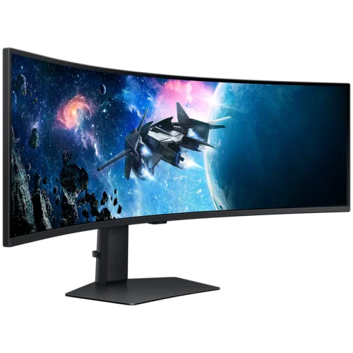 Монитор Monitor LED Samsung LS49CG950EUXEN Odyssey G95C, 49" DQHD Curved 1000R 32:9 (5120x1440) VA 240Hz, 450 cd/㎡, 2500:1, HDR1000, 1ms (GTG), 178/178, FS Premium Pro, 1xDP 2xHDMI, 2xUSB 3.0 , 3.5 Jack, Tilt/Swivel/HeightAdj (120mm), VESA 100x100, 2 - Image 3