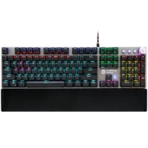 Геймърска клавиатура CANYON keyboard Nightfall GK-7 RGB US Wired Dark Grey