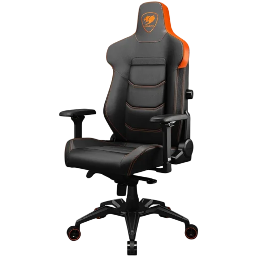 Геймърски стол COUGAR Armor EVO, Gaming Chair, Integrated 4-way lumbar support, Magnetic neck pillow memory foam, Breathable PVC leather, Full steel frame for sturdy support, 4D adjustable armrest, 5-star base and extra-size wheels, Support up to 160 - Image 2