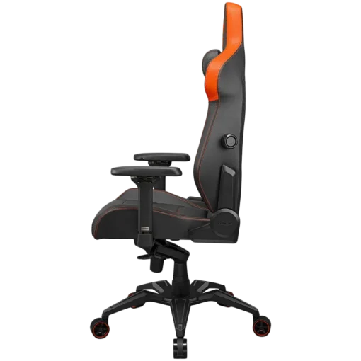 Геймърски стол COUGAR Armor EVO, Gaming Chair, Integrated 4-way lumbar support, Magnetic neck pillow memory foam, Breathable PVC leather, Full steel frame for sturdy support, 4D adjustable armrest, 5-star base and extra-size wheels, Support up to 160 - Image 4