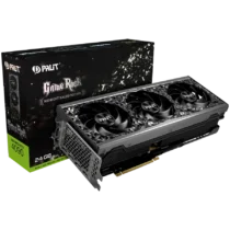 Видео карта PALIT GeForce RTX 4090 GameRock 24GB GDDR6X 384bit 1x HDMI 2.1a 3x DP 1.4a 3 Fan 3x 8-pin pwr connector 1000