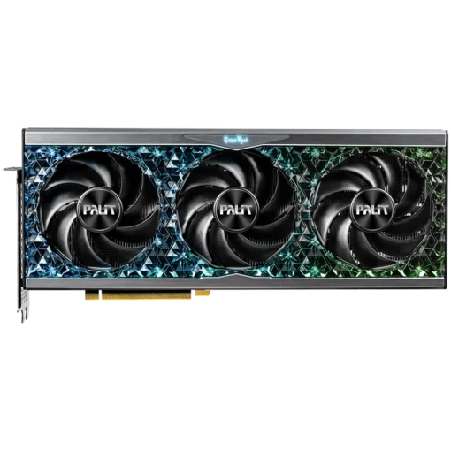 Видео карта PALIT GeForce RTX 4090 GameRock 24GB GDDR6X 384bit, 1x HDMI 2.1a, 3x DP 1.4a, 3 Fan, 3x 8-pin pwr connector, 1000W, NED4090019SB-1020G - Image 2