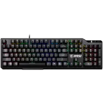 Геймърска клавиатура MSI VIGOR GK41 LR US Gaming Keyboard Black 6 fixed color LEDs in 10 different lighting zones 6+N Ke