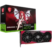 Видео карта MSI Video Card Nvidia RTX 4070 SUPER 12G GAMING X SLIM MLG 12GB GDDR6X 192bit 21Gbps Memory speed Boost: 264