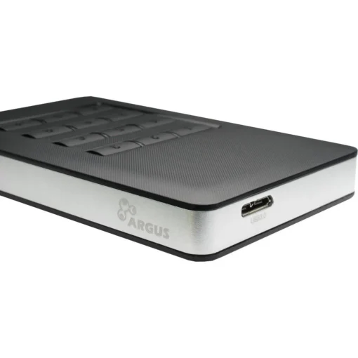 Чекмедже за твърд диск Inter-Tech Argus GD-MSLK01 2.5" USB 3.0, 256-bit AES Encryption - Image 2