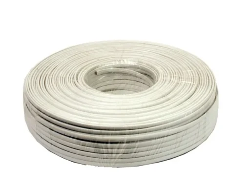 Gembird Telephone cable 4C stranded wire 100 meters white