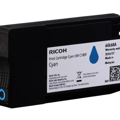 Касета с мастило RICOH IJM C180F, 1600 копия, Cyan