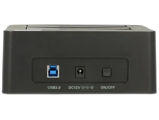 Външна докинг станция Delock 62661, за 2.5"/3.5" HDD/SSD, USB 3.0, Функция за клониране, Черен - Image 4