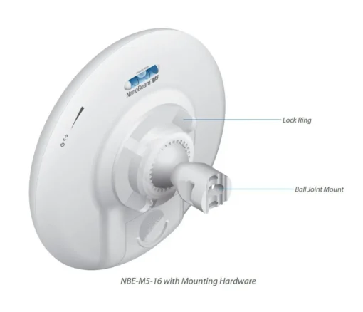 Tочка за достъп Ubiquiti NanoBeam M5 16dBi - Image 3