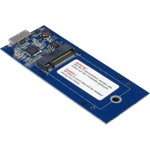 Чекмедже за SSD Inter-Tech Argus GD-MSLK01 M.2 USB 3.0, 256-bit AES Encryption - Image 4