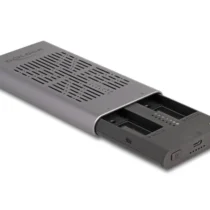 Външно чекмедже Delock 42027 За 2 x M.2 NVMe PCIe SSD USB 20 Gbps