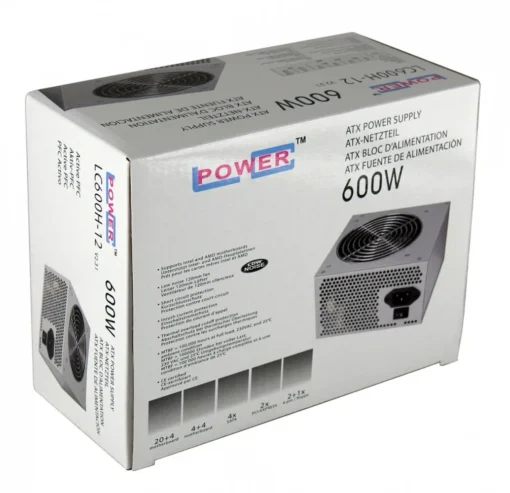 LC-POWER PSU LC-POWER 600W LC600H-12 V2.31 APFC - Image 2