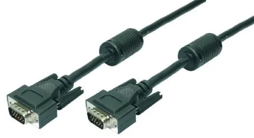 LogiLink VGA connection cable 2x male black 15m