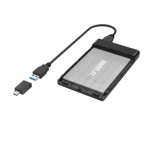 Чекмедже за твърд диск HAMA, 2.5", SSD, HDD, USB 3.2 Gen 1, SATA III, Черен - Image 3